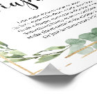 Succulent boho greenery late night diapers game