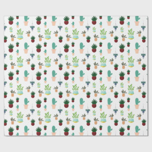Succulent Cacti Wrapping Paper