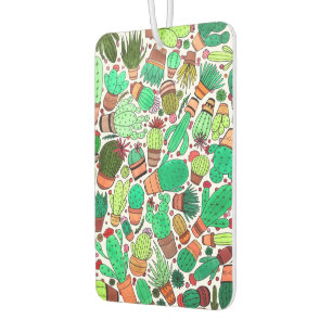 Succulent Cactus Potted Plants Green Cacti Garden Air Freshener