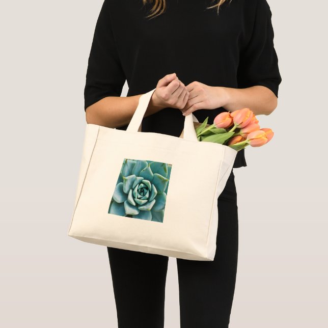 Succulent Closeup Mini Tote Bag (Front (Product))