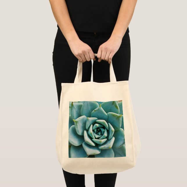 Succulent Closeup Tote Bag (Front (Product))