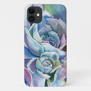 Succulent coque iphone Echeveria "Blue Sky"