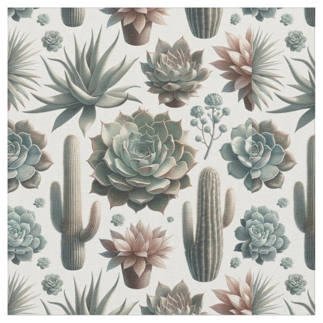 Succulent Fabric (Close Up)