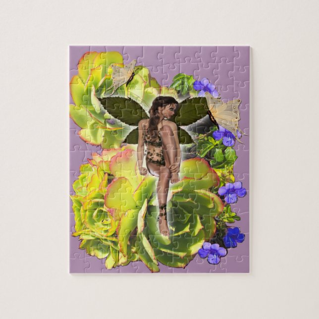 Succulent fairy jigsaw puzzle (Vertical)