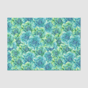 Succulent floral pattern party tissue tissue paper