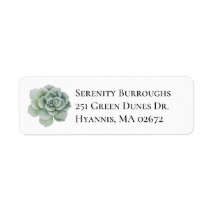 Succulent Floral Sage Green Boho Wedding