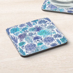 Succulent garden coaster