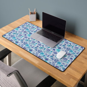 Succulent garden desk mat