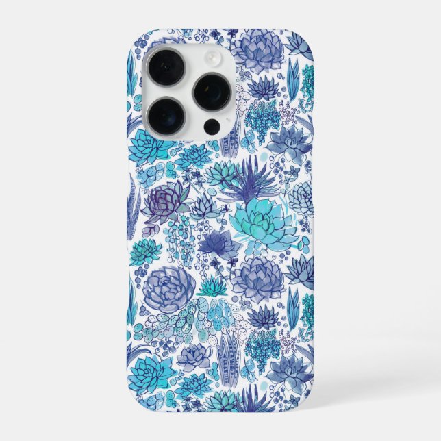 Succulent garden iPhone case (Back)