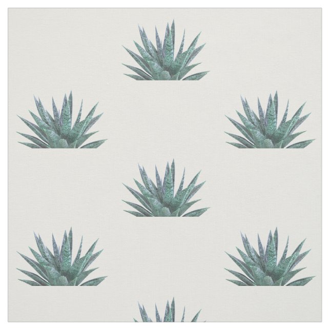 Succulent Illustration Fabric (Swatch)