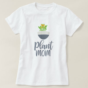 Succulent Kalanchoe Plant Mom Design T-Shirt