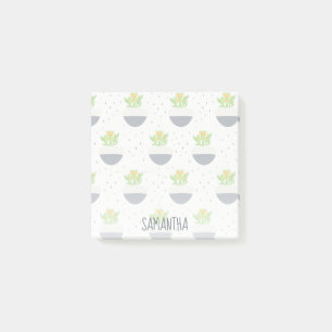 Succulent Kalanchoe Plant Mom Pattern Post-it Notes
