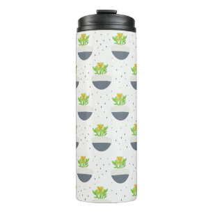 Succulent Kalanchoe Plant Mom Pattern Thermal Tumbler