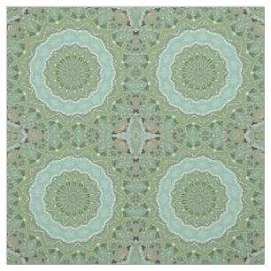 Succulent Mandala Fabric