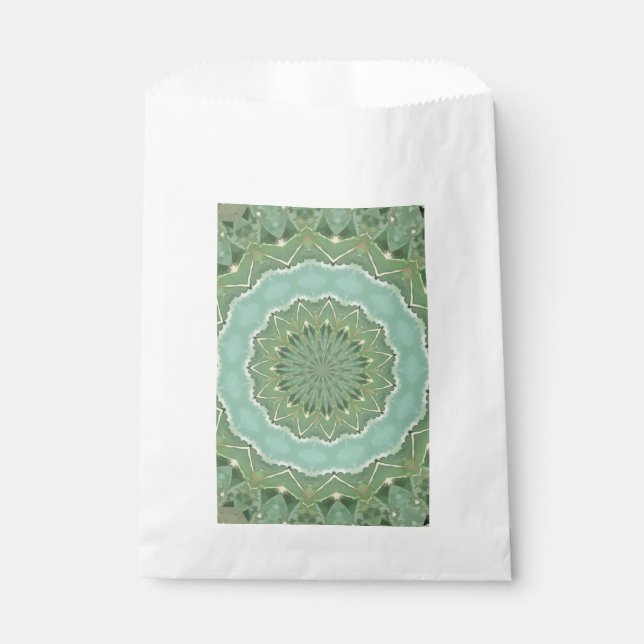 Succulent Mandala Favour Bag (Front)