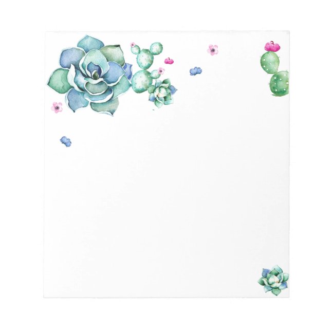 Succulent Notepad (Front)