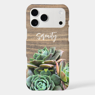 Succulent Personalized Barn Wood 