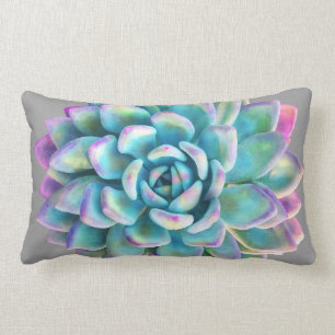 Succulent Print decorative pillow