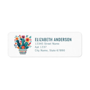Succulent Return Address Labels
