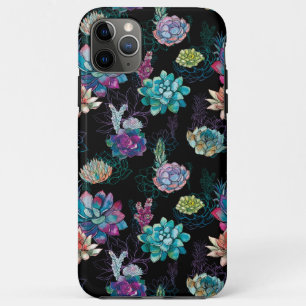 Succulent Seamless Pattern iPhone 11 Pro Max Case