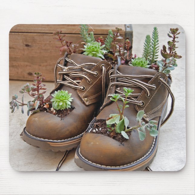 Succulent Shoes Mouse Pad (Front)