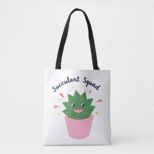 Succulent Squad  Tote Bag