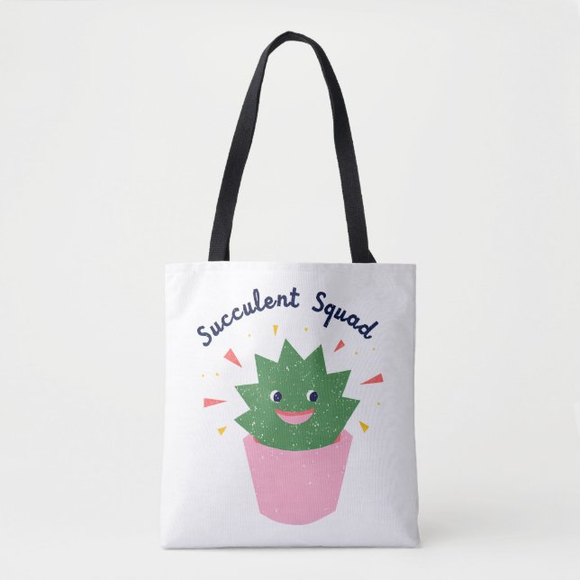 Succulent Squad  Tote Bag (Front)
