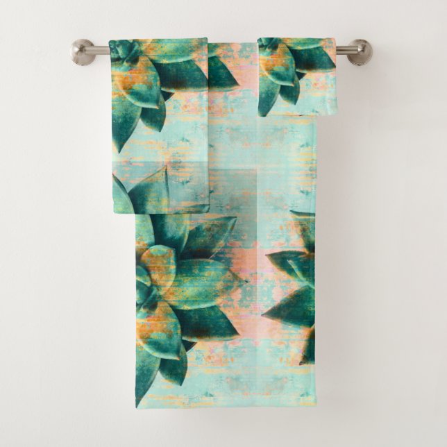 Succulent Towel Set (Insitu)
