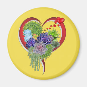 Succulent-wedding-lovers-bouquet Magnet