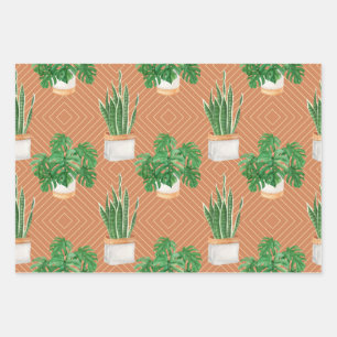 Succulent Wrapping Paper Sheet