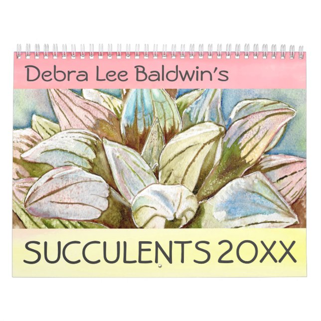 Succulents 202X Calendar (Cover)