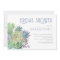 Succulents and Sparkle Bridal Shower Blue ID515