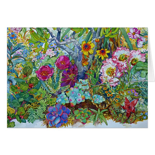 "Succulents et cactus " (Devant horizontal)