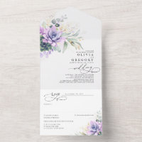 Succulents Greenery and Gold Leaves Wedding All In
