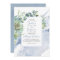 Succulents Greenery Dusty Blue Elegant Wedding