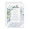 Succulents Greenery Dusty Blue Elegant Wedding