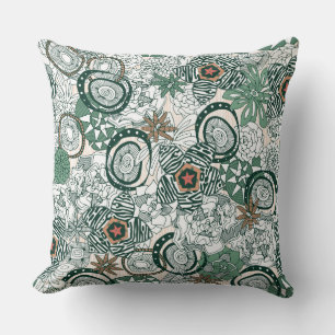 succulents limited throw pillow