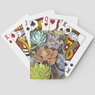 Succulents Playing Cards
