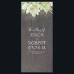 Succulents Rustic Wedding Programs<br><div class="desc">Succulents - greenery wedding programs</div>
