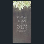 Succulents Rustic Wedding Programs<br><div class="desc">Succulents - greenery wedding programs</div>