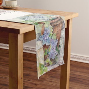 Succulents Short Table Runner