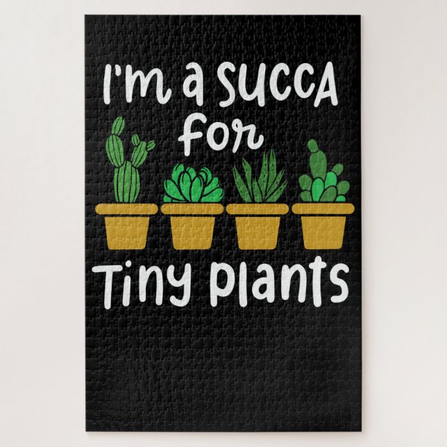 Succulents Tiny Plants Jigsaw Puzzle (Vertical)