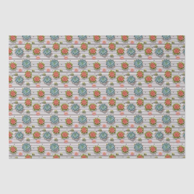 Succulents Tissue Paper (Front)