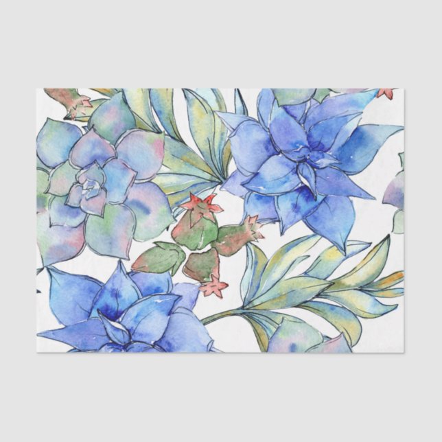 Succulents Tissue Paper (Front)