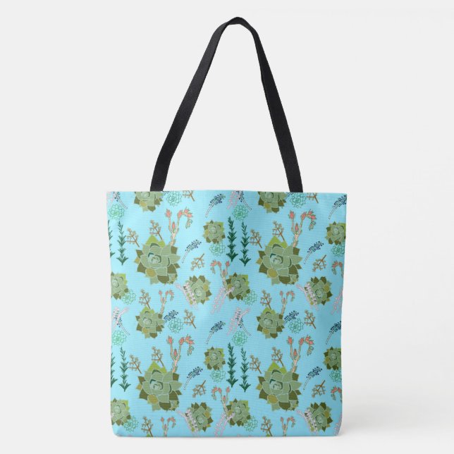 Succulents tote (Front)