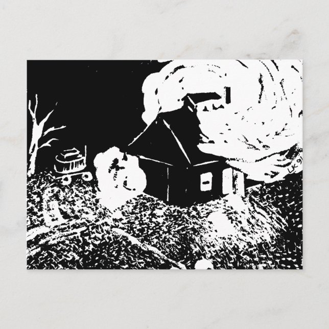 Succursale de nuit Carte postale (Devant)