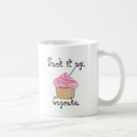 Sucez-le, tasse de petit gâteau