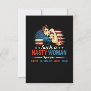 Such a Nasty Woman Thank You Card