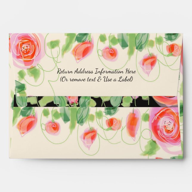 Such A Pretty Pretty Wedding Envelope (Back (Top Flap))