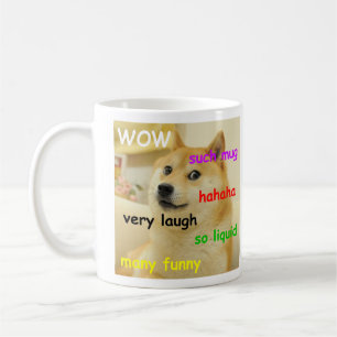 Such Doge Meme Much Dog Funny Mug